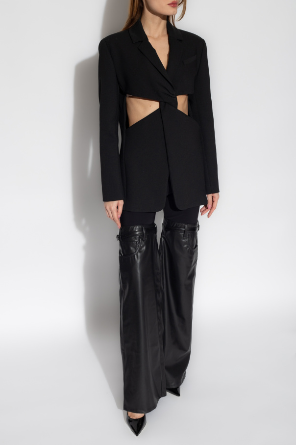 Coperni Single-breasted blazer with cut-outs | Women's